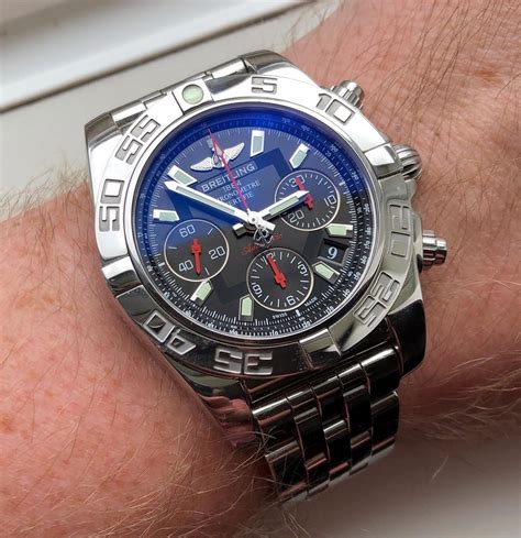 breitling chronomat 41 blue dial|breitling chronomat 41 for sale.